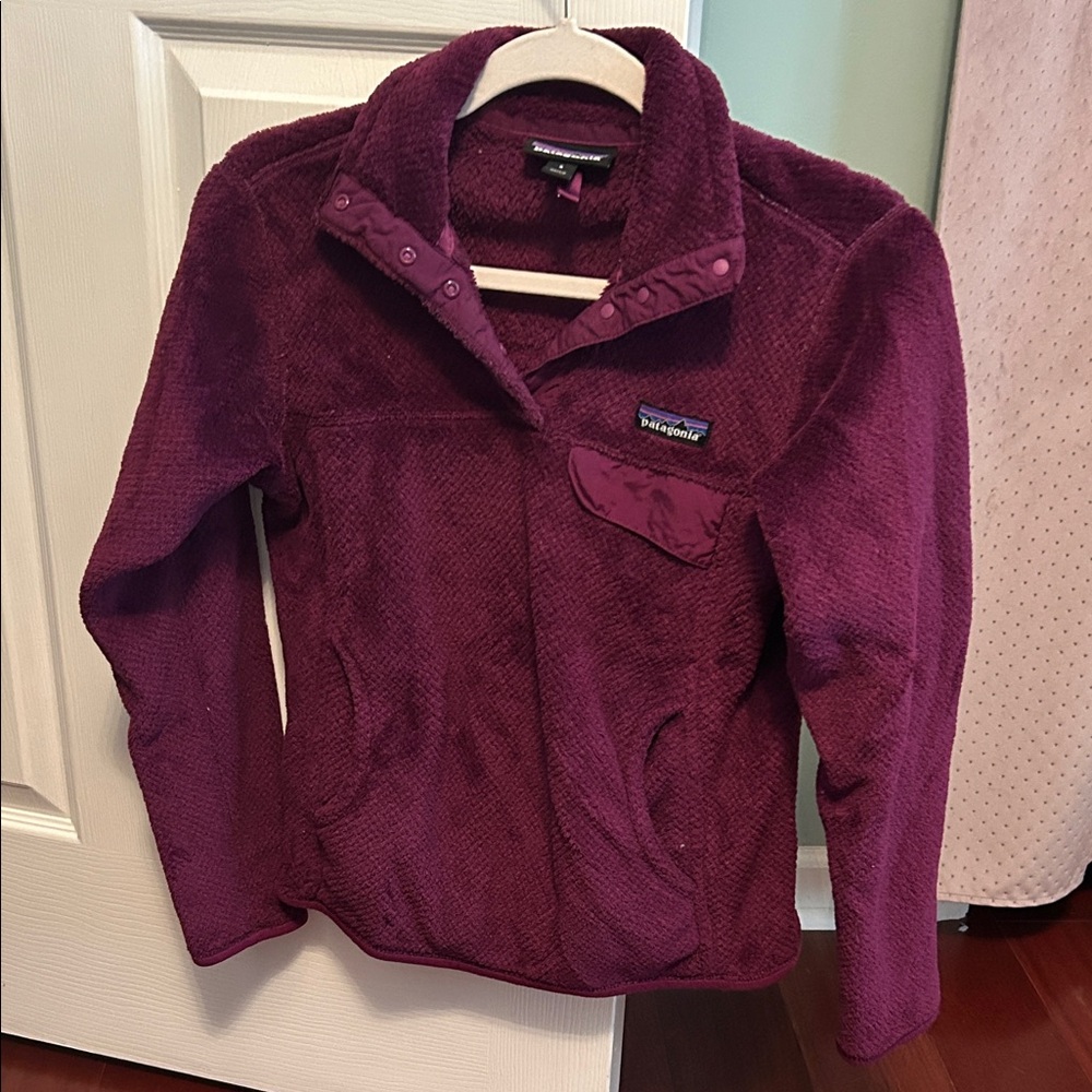 Patagonia Maroon Fleece Jacket